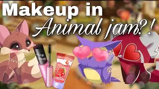 MAKEUP IN AJPW!? |animal jam skit|