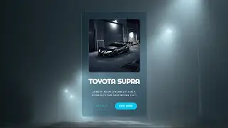 Card Design - Glass Card design tutorial - HTML CSS