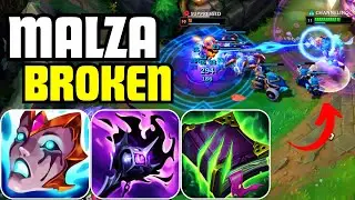 THIS BROKEN MALZAHAR MID WILL WIN EVERY GAME...