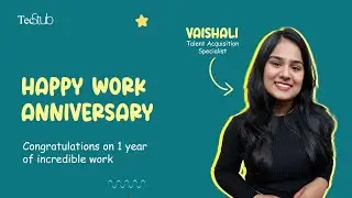1st Year work anniversary Celebration - Vaishali @TecStub
