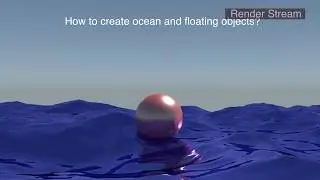 How to create Ocean and Floating Object in Blender | New Tutorials in Hindi 2019