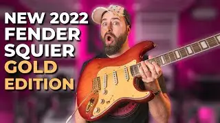 SUPERB! | New 2022 Fender Squier 40th Anniversary Gold Edition Guitar