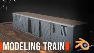 Blender tutorial : Modeling a train in Blender