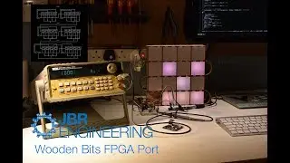 Learning Verilog: Wooden Bits Binary Clock FPGA Port