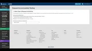 Accommodated Testing Services - How to Request an Accommodated Test During the ATS Exam Period