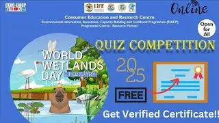 Free World Wetlands Day 2025 Certificate | World Wetlands Day | Free Certificate Online
