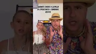 Quando chiedo a Giorgia di struccarsi e cambiare vestiti! #salvoegiorgia #shorts