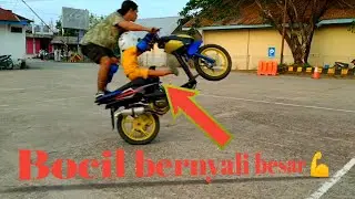 BOCIL Ketagihan di ajakin Freestyle motor