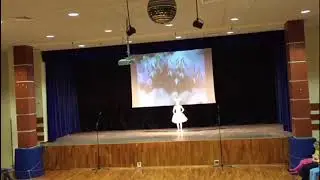 Ника Мацкевич выступление в школе на Вернадского танец Кукла