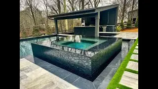Sleek Modern Pool Design Ideal for Evening Entertainment and Relaxation | Functional Outdoor Spaces