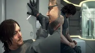 Death Stranding Sam & Deadman Shower Together (Norman Reedus x Guillermo del Toro)