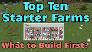 10 Starter Farms (Minecraft Java)