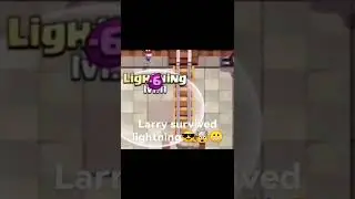 Can larry survive lightning🤔