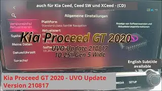 Kia Proceed GT 2020 – UVO Update (210817 - Gen5 Wide)