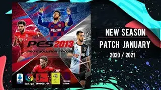 PES 2013 | Next Season Patch January Transfer • Download & Install PC • 2020 / 2021