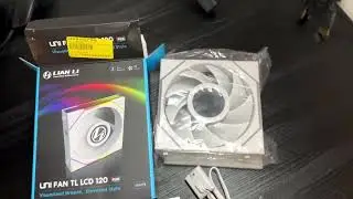 Lian Li UNI FAN 12TLLCD1W TL LCD Series ARGB 1 pc white