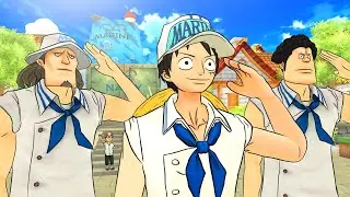 Luffy Becomes A Marine! (One Piece VRChat)