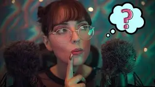 ASMR 20k Q&A with fluffy mic & soft whispers