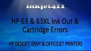 HP 63 - 63XL Low Ink Cartridge Errors (Envy, Deskjet, Officejet Printers)