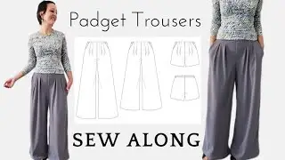 How to Sew the Padget Pleated Pants & Shorts | Petite Stitchery Sewing Tutorial