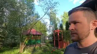 Релокация Ёлок. Ловлю майских жуков. Будни дачника. Покосил Газон.