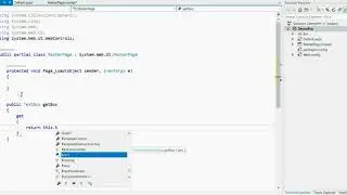master page controls on child page