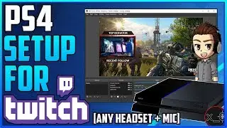 PS4 TWITCH SETUP [incl. Pro + Slim] | Elgato HD60, Mic, Any Headset, Chat, Webcam, Settings Tutorial