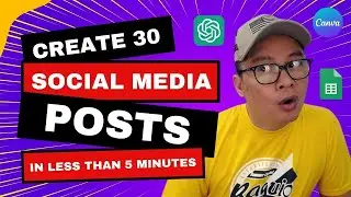 How To Create 30 Social Media Posts In Less Than 5 Minutes