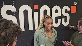 NY Liberty vs Sun 8/24/24 Postgame Media Scrum w Breanna Stewart & Kayla Thornton