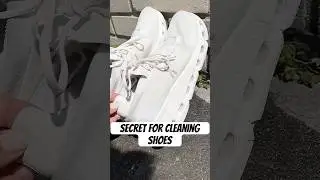 My Secret for cleaning shoes! From Dirty to ALL WHITE! These are 2 years old 