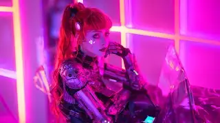 Fuchsia Queen - Cyberpunk Music / Dark Synthwave Sci-Fi Soundscape / Electro EDM
