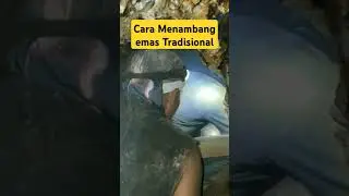 Cara menambang emas pake alat tradisional #alamindonesia #tambangindo #tambangbatubarakalsel