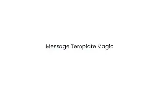 Paperless Pipeline Pro Webinar 105 - Message Template Magic