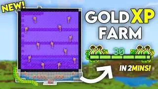 THE BEST GOLD XP FARM in Minecraft Bedrock Edition! (2026)