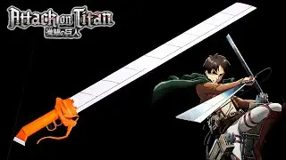 Attrack on Titan Sword || How to make Paper Sword