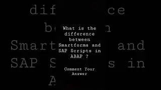 SAP ABAP Interview Question