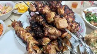 ШАШЛЫК ИЗ КУРИЦЫ❗️Самый мягкий куриный шашлык на углях.