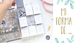 Mi forma de CREAR BOLSILLOS con la FUSE TOOL para project life y diario de navidad