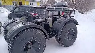 Вездеход Литл на полярном круге. Салехард.