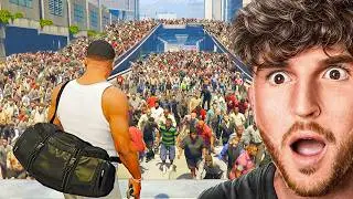 BIGGEST Zombie Hoard Finds Me In GTA 5..