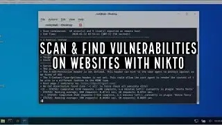 Scan & find vulnerabilities in Websites with Nikto || Tutorial