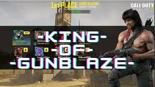 Call of Duty Mobile | Gun Blaze | King Gameplay | Transformation John Rambo |