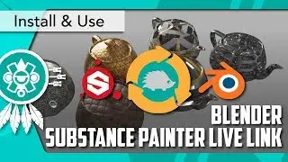 [BLENDER] SUBSTANCE PAINTER Live Link Installation & Use Guide