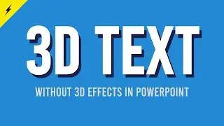 😯3D WITHOUT 3D IN POWERPOINT