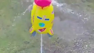 Water Rocket Launcher Sprinkler For Kids