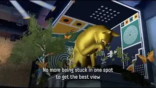 Augmented Reality on L-Shaped LED Screen.