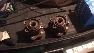 Nissan X-Trail T31 замена заднего ступичного подшипника / Replacement of hub bearings