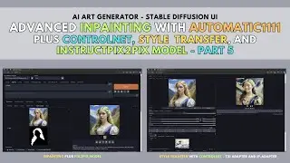 Playing around with inpainting, ControlNet, and style transfer in Automatic1111 - Part 5
