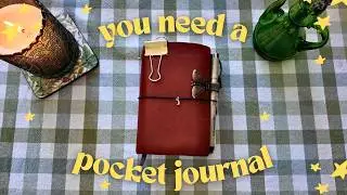 a pocket journal will change your life.