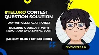Building a Quiz App with React & Spring Boot: Full Stack Web Development | @Telusko  Contest